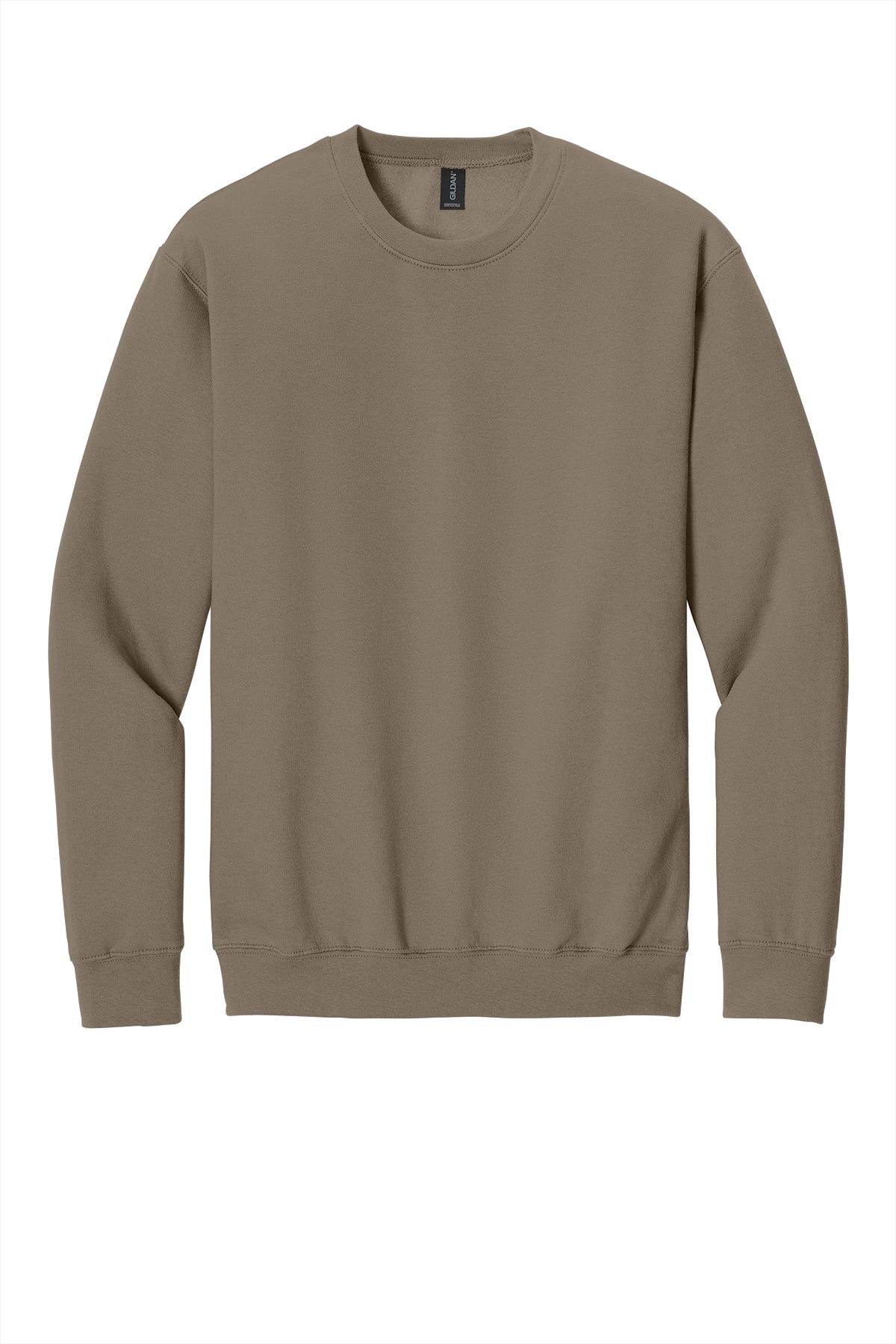 Gildan Softstyle SF000 Crewneck Sweatshirt, Brown Savana