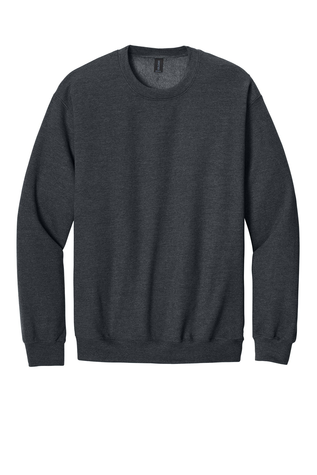 Gildan Softstyle SF000 Crewneck Sweatshirt, Dark Heather