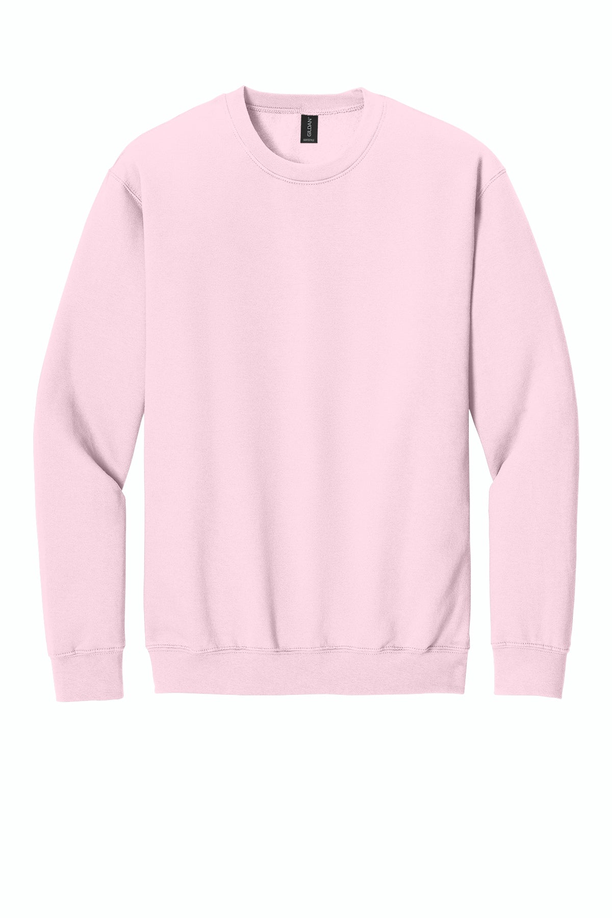 Gildan Softstyle SF000 Crewneck Sweatshirt, Light Pink