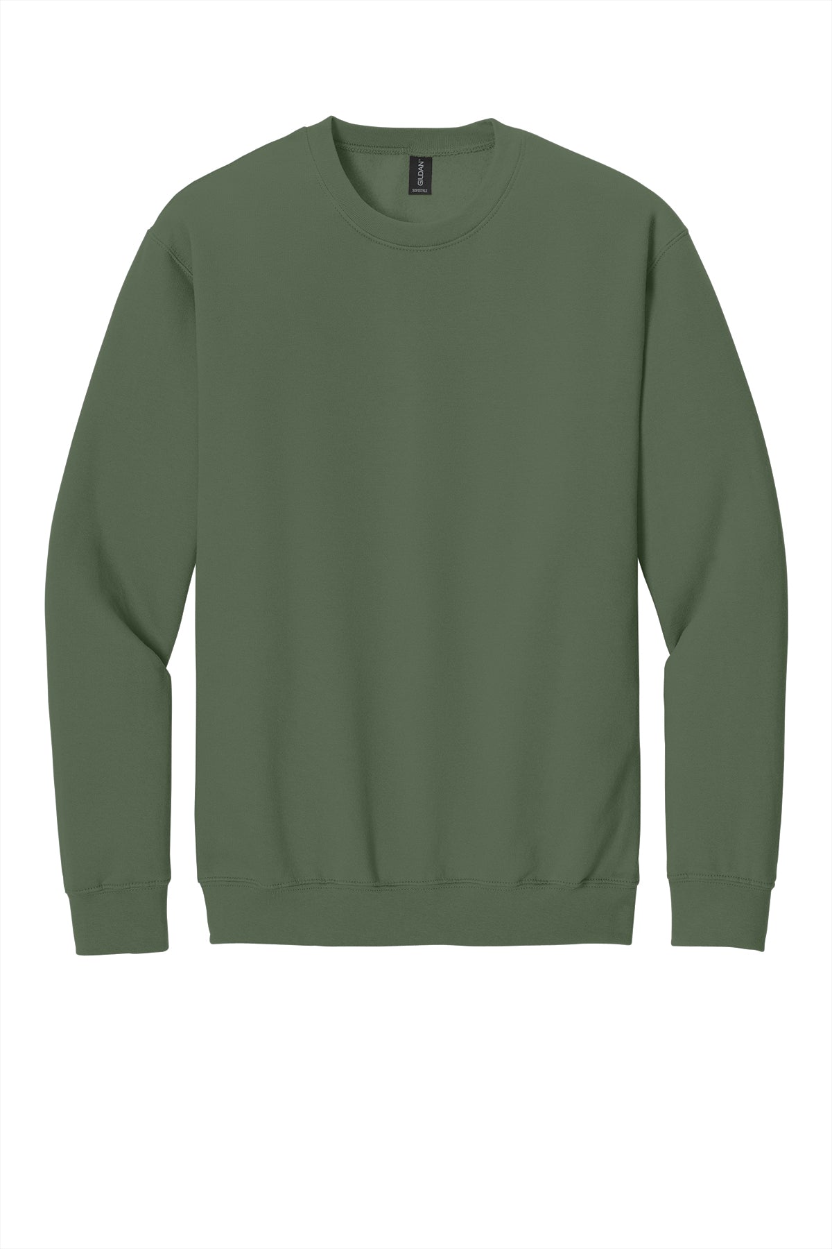 Gildan Softstyle SF000 Crewneck Sweatshirt, Military Green