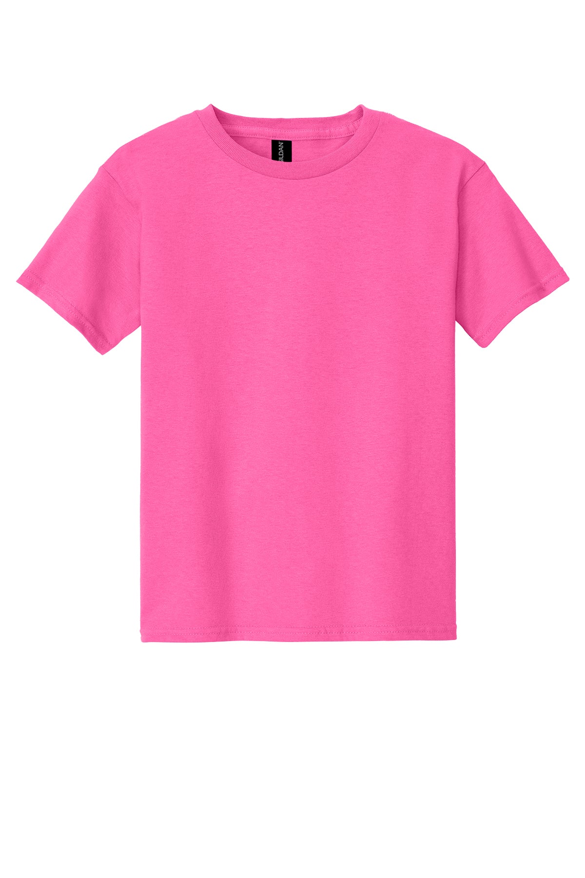 Gildan 5000B Youth Safety Pink